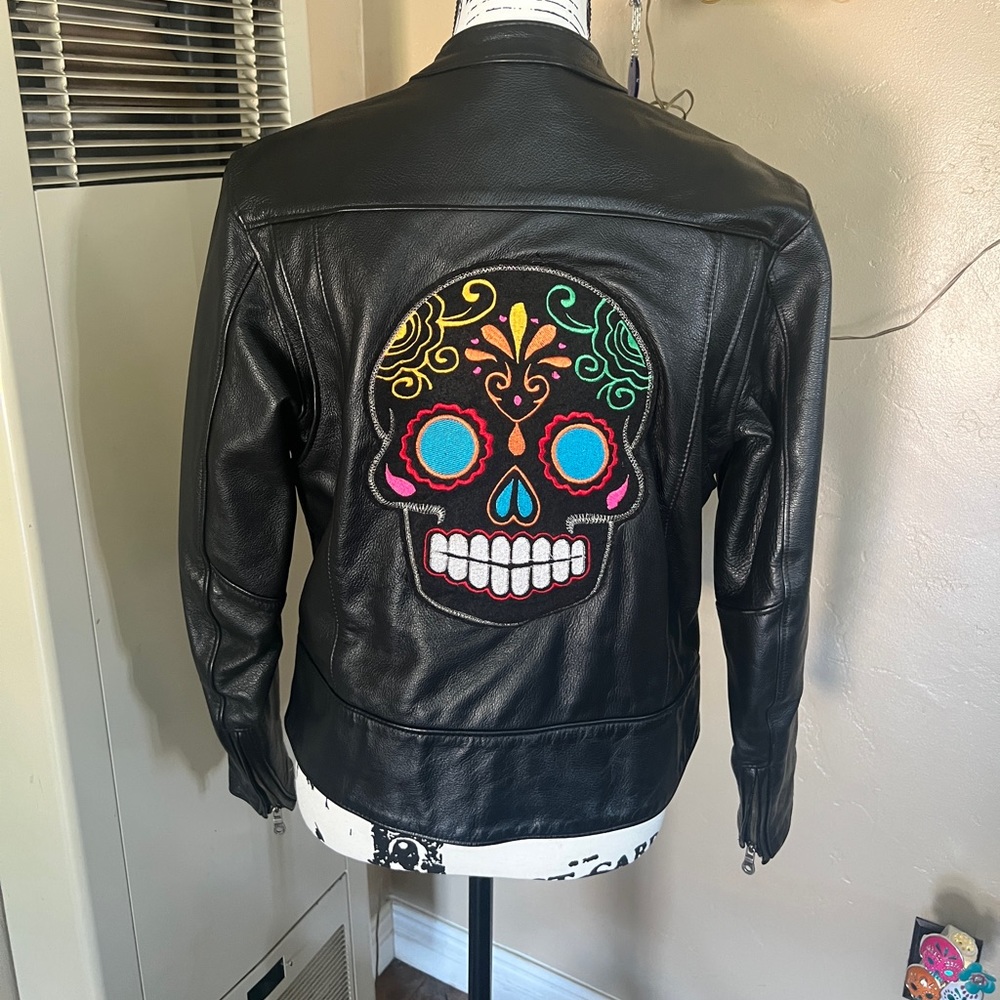 Harley-Davidson Genuine Leather Sugar Skull jacket